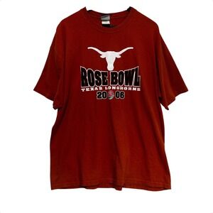 Texas Longhorns Rose Bowl Champion 2006 Football 2X Orange Graphic NCAA Mens